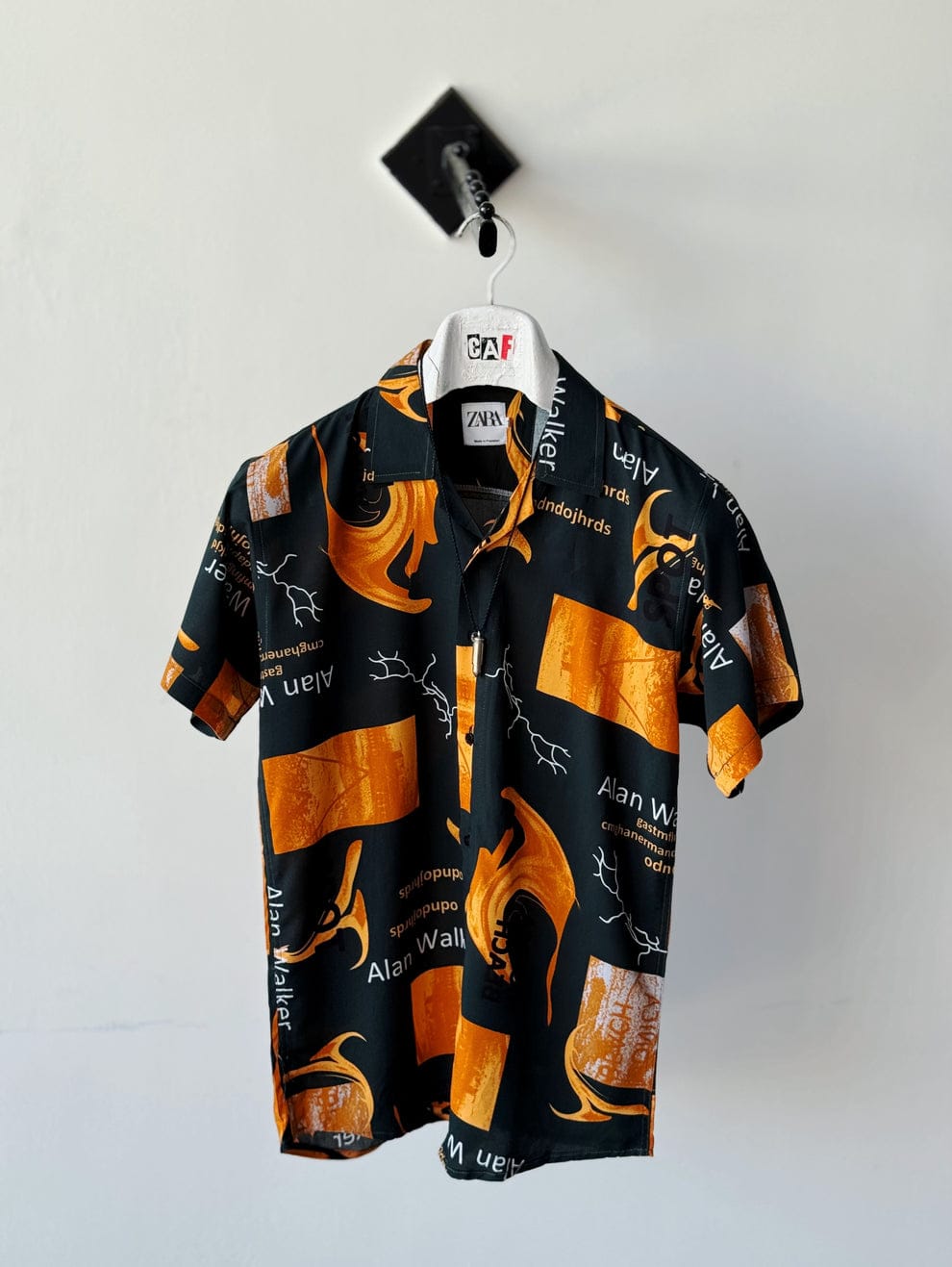 Orange Brushstroke Shirt