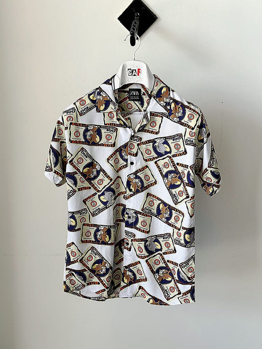 Stylish Stamp Print Shirt