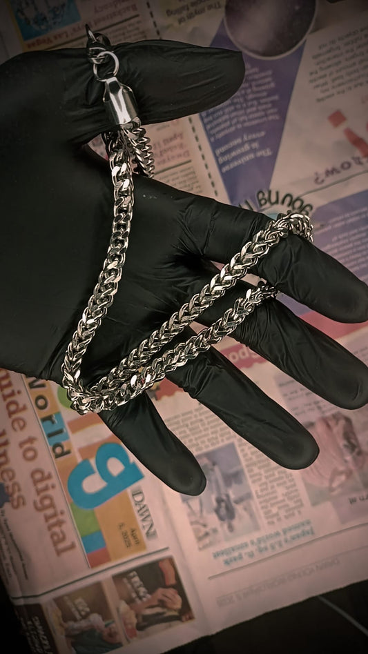Square shape Chandi Chain