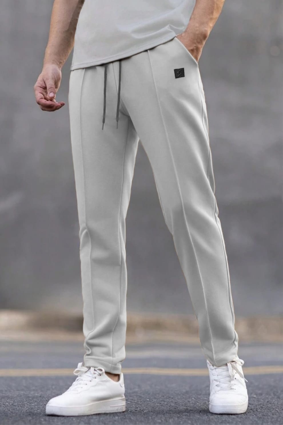 SPD Grey Button Up Trouser