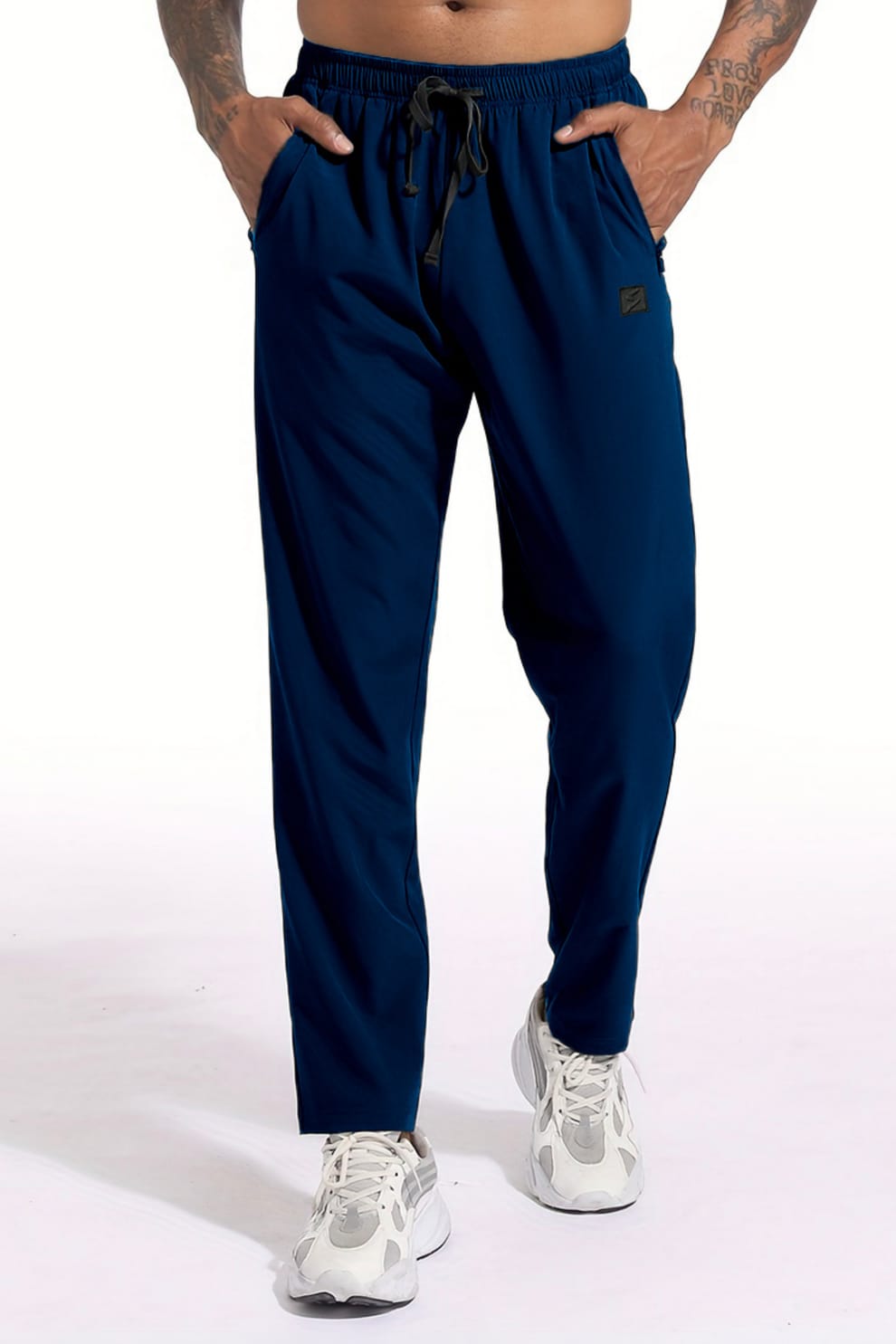 Speed Navy Cotton Trouser