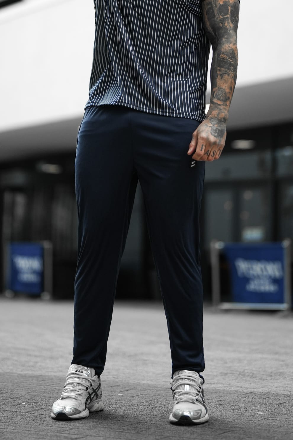 SPD Navy Stripe Trouser