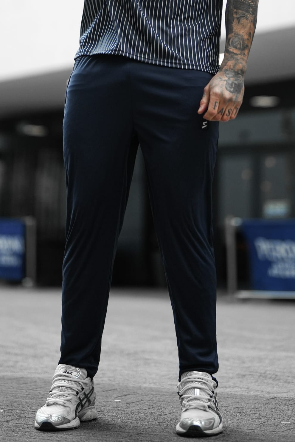 SPD Navy Stripe Trouser